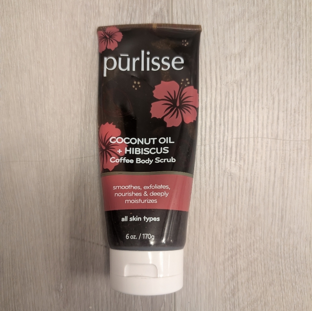 pūrlisse Coconut Oil + Hibiscus Coffee Body Scrub